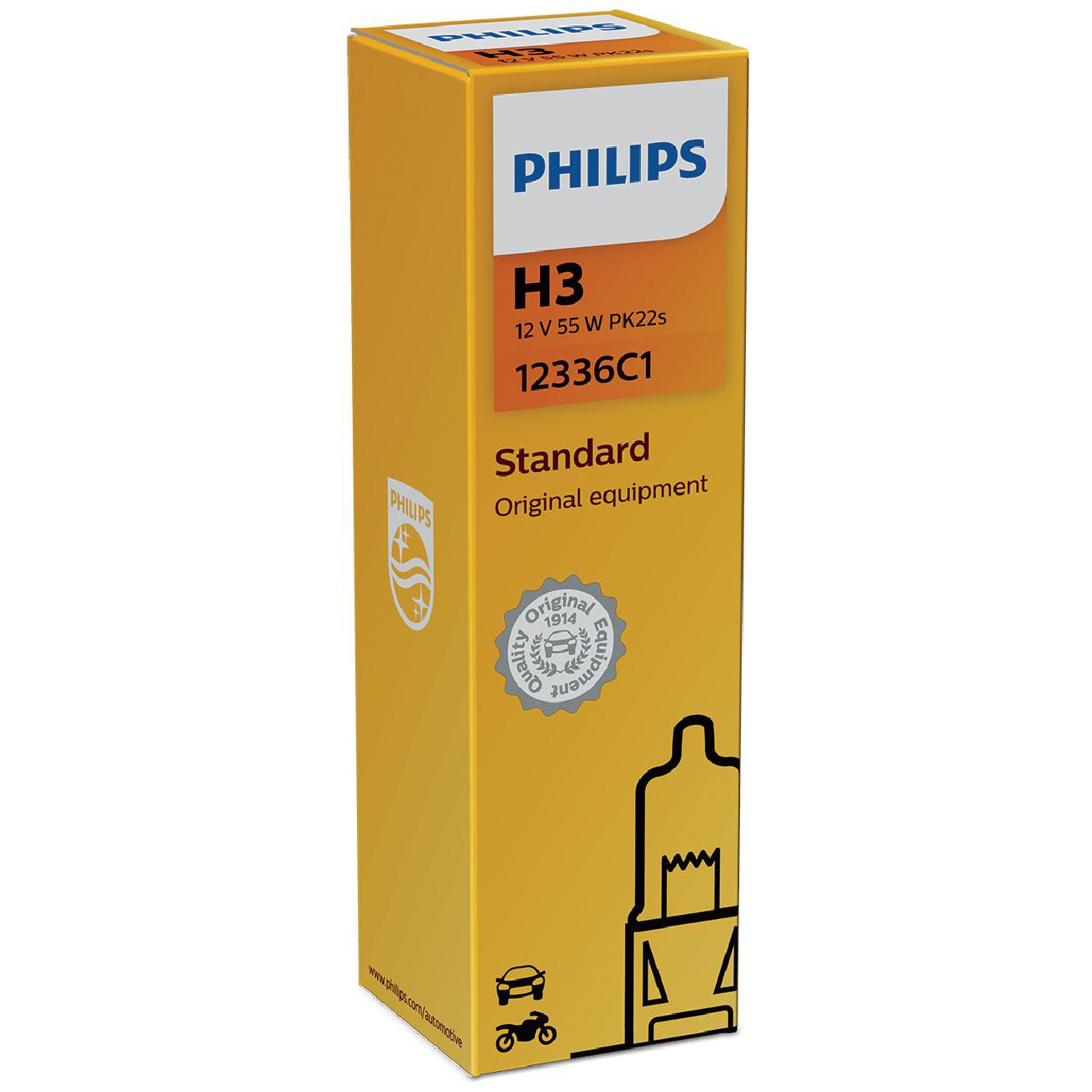 Lâmpada do Farol H3 12V - Philips - 12336C1 - (4)
