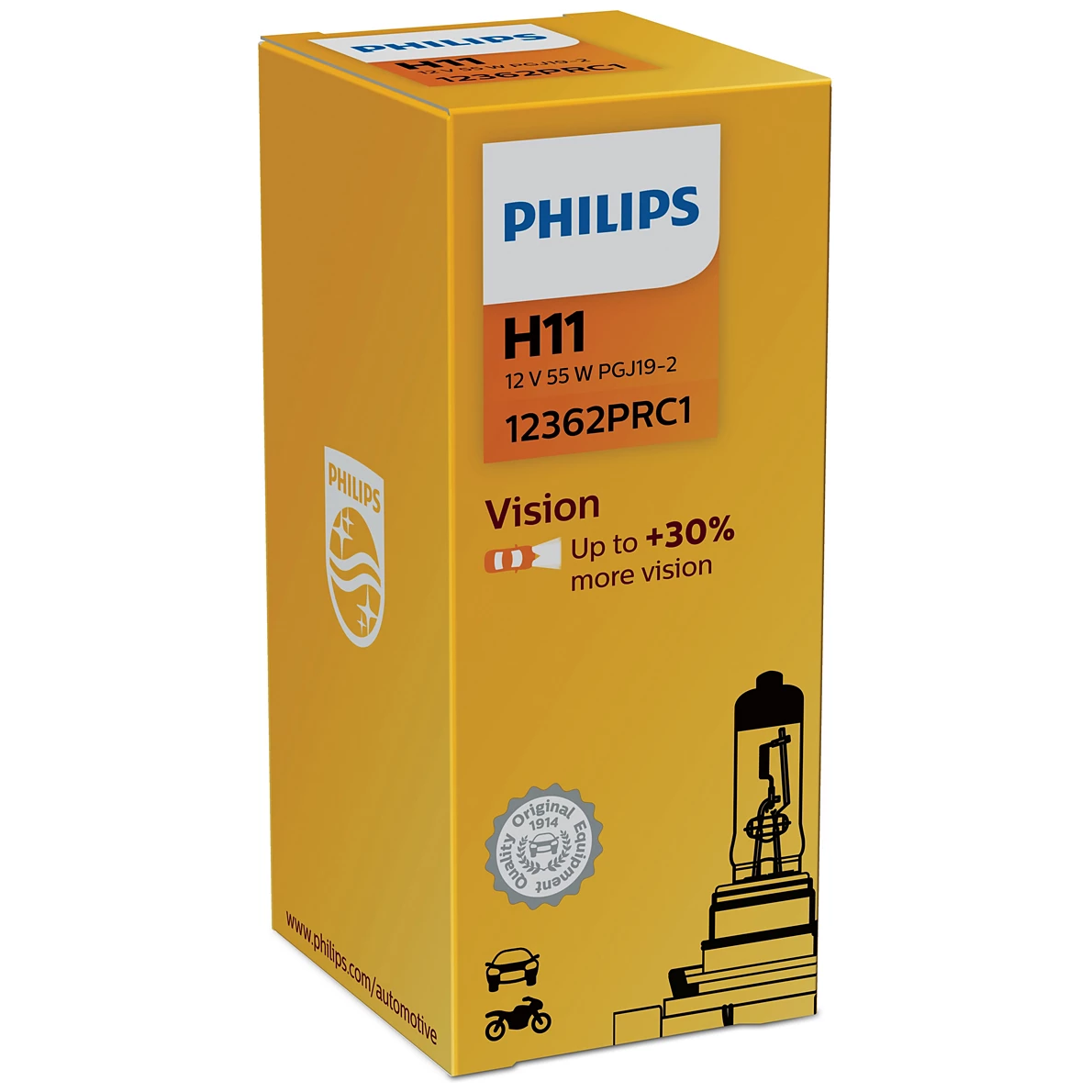 Lâmpada do Farol H11 12V - Philips - 12362PRC1 - (3)