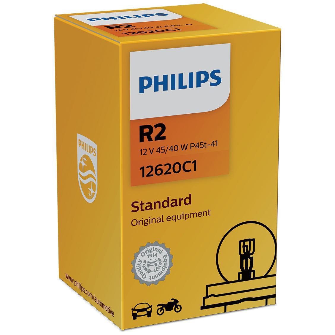 Lâmpada do Farol R2 12V - Philips - 12620C1 - (4)