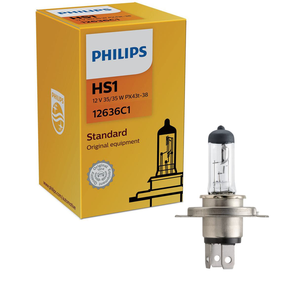 Lâmpada do Farol Moto HS1 - Philips - 12636C1 - (1)