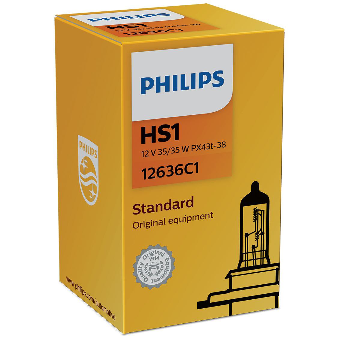 Lâmpada do Farol Moto HS1 - Philips - 12636C1 - (4)