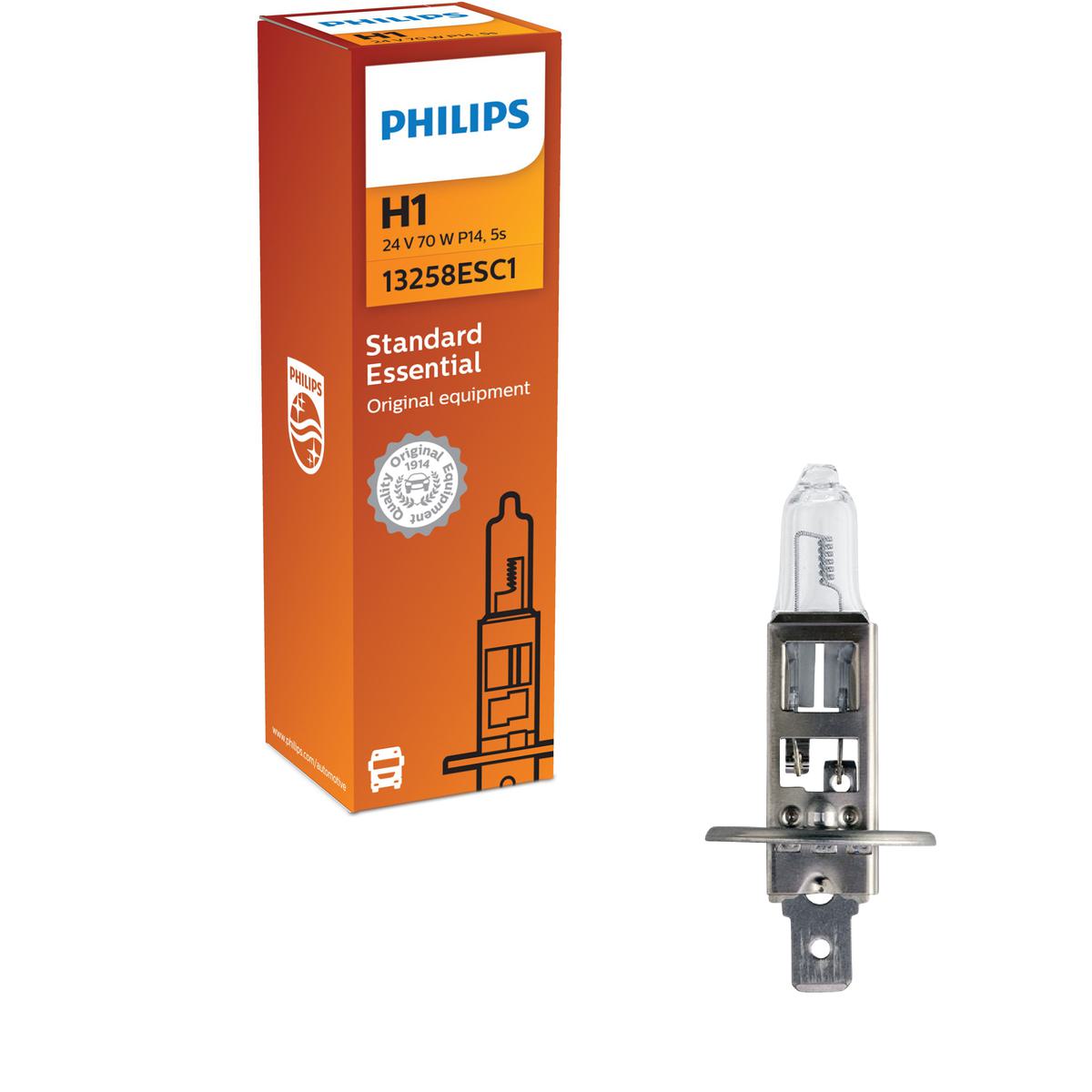 Lâmpada do Farol H1 24V STANDARD ESSENTIAL - Philips - 13258ESC1 - (1)