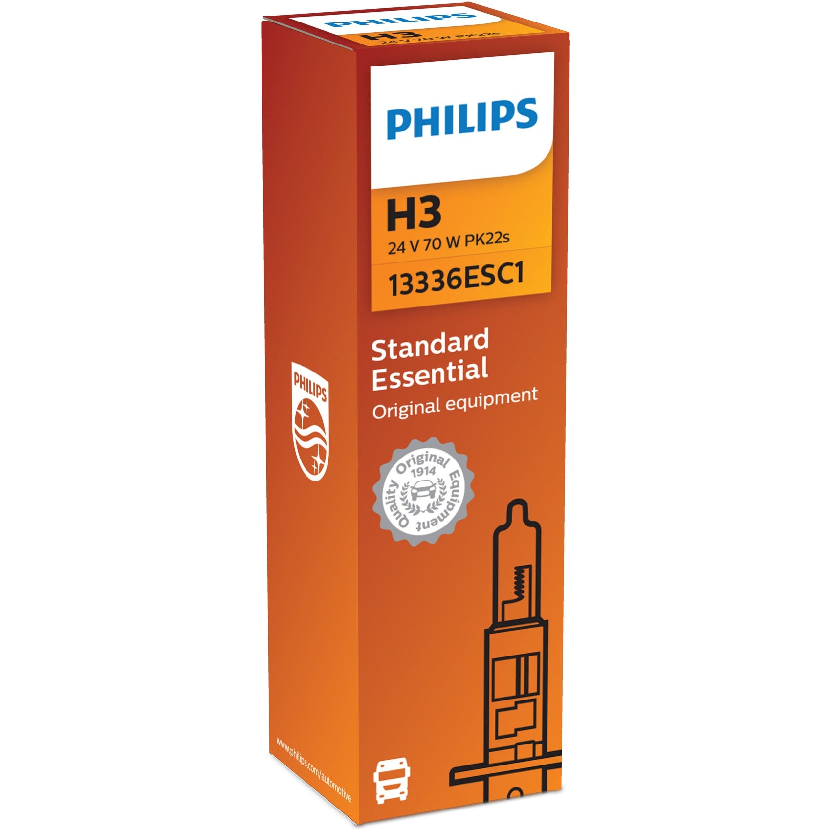 Lâmpada do Farol H3 24V STANDARD ESSENTIAL - Philips - 13336ESC1 - (4)