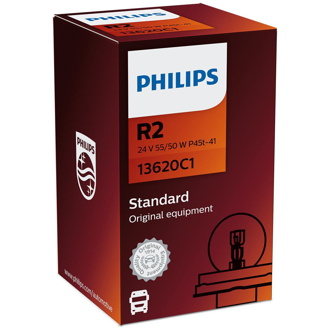 Lâmpada do Farol R2 24V - Philips - 13620C1 - (4)
