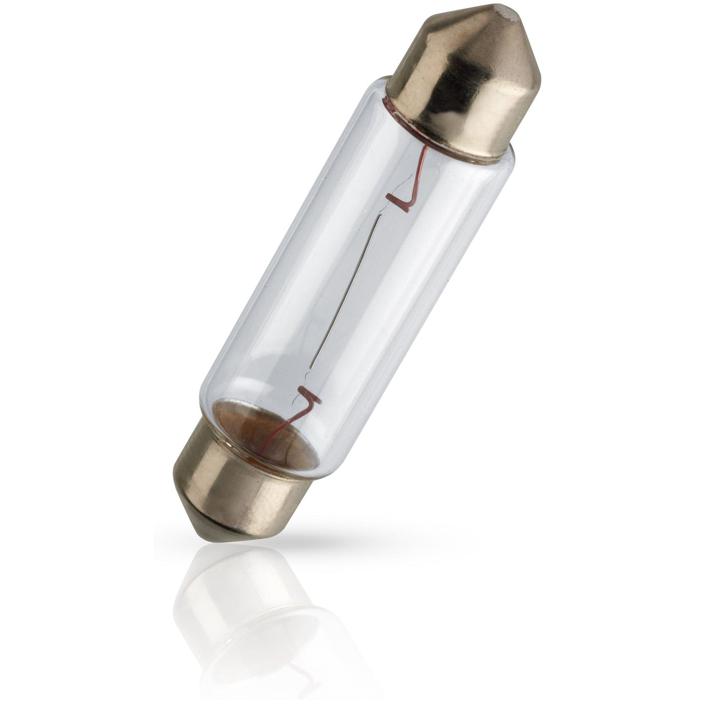 Lâmpada Freio/Lanterna Torpedo 43mm 10W 24V - Philips - 13866 - (1)