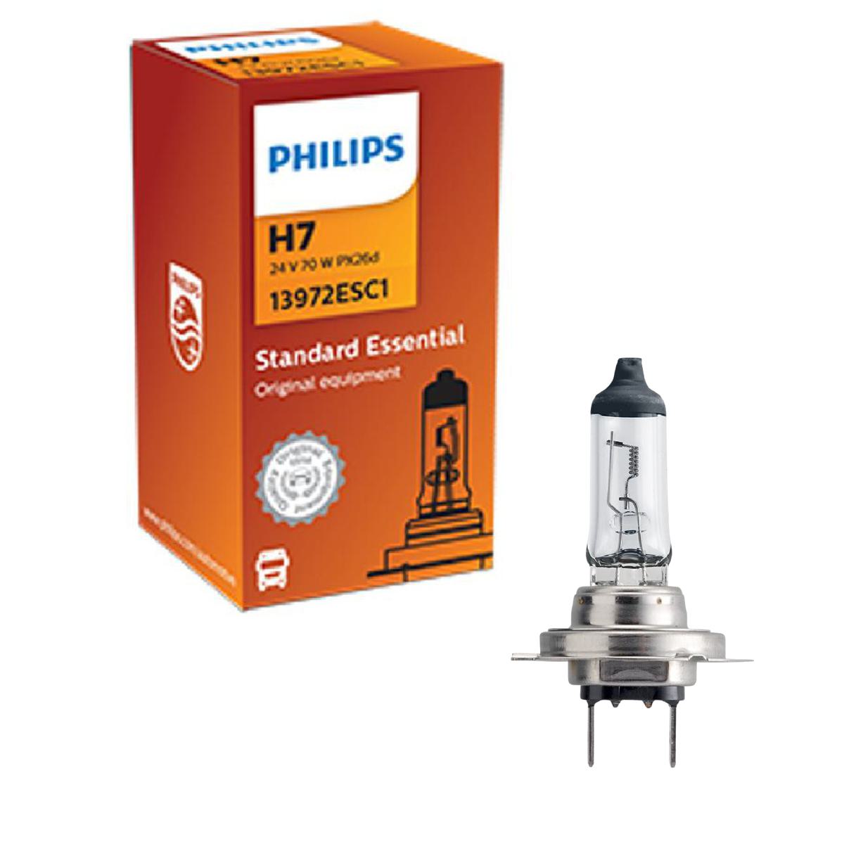 Lâmpada do Farol H7 24V STANDARD ESSENTIAL - Philips - 13972ESC1 - (1)