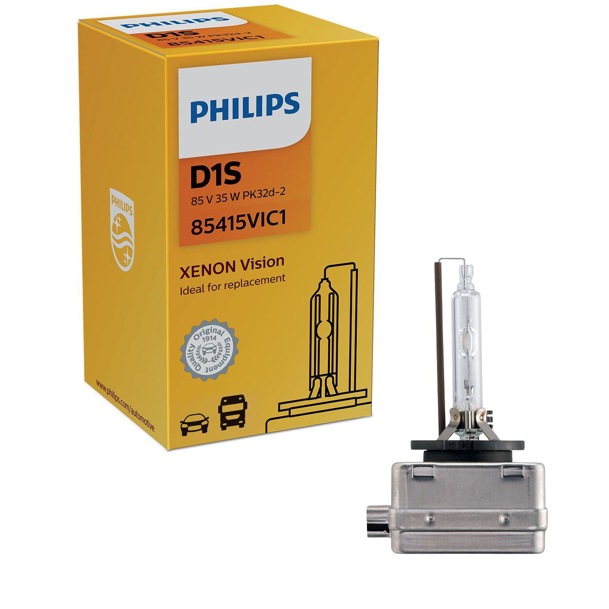 Lâmpada do Farol Xenon D1S 35W - Philips - 85415VIC1 - (1)