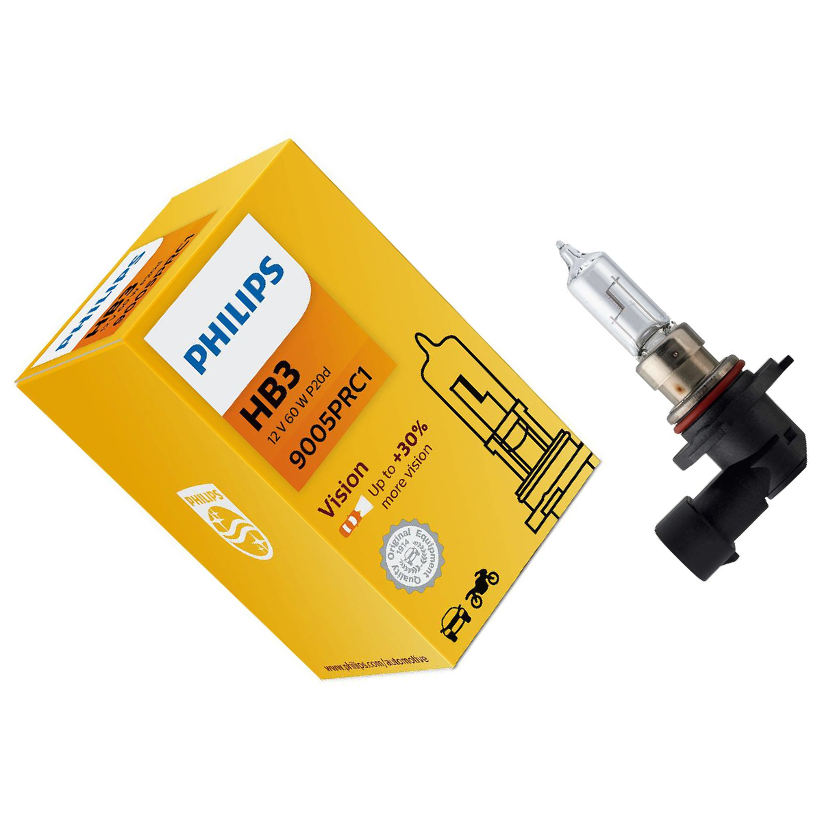 Lâmpada do Farol HB3 12V - Philips - 9005PRC1 - (7)