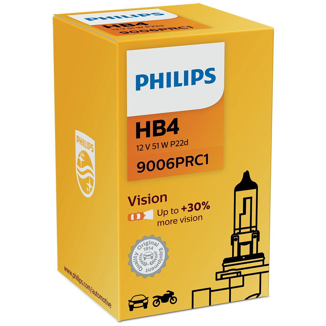 Lâmpada do Farol HB4 12V - Philips - 9006PRC1 - (4)