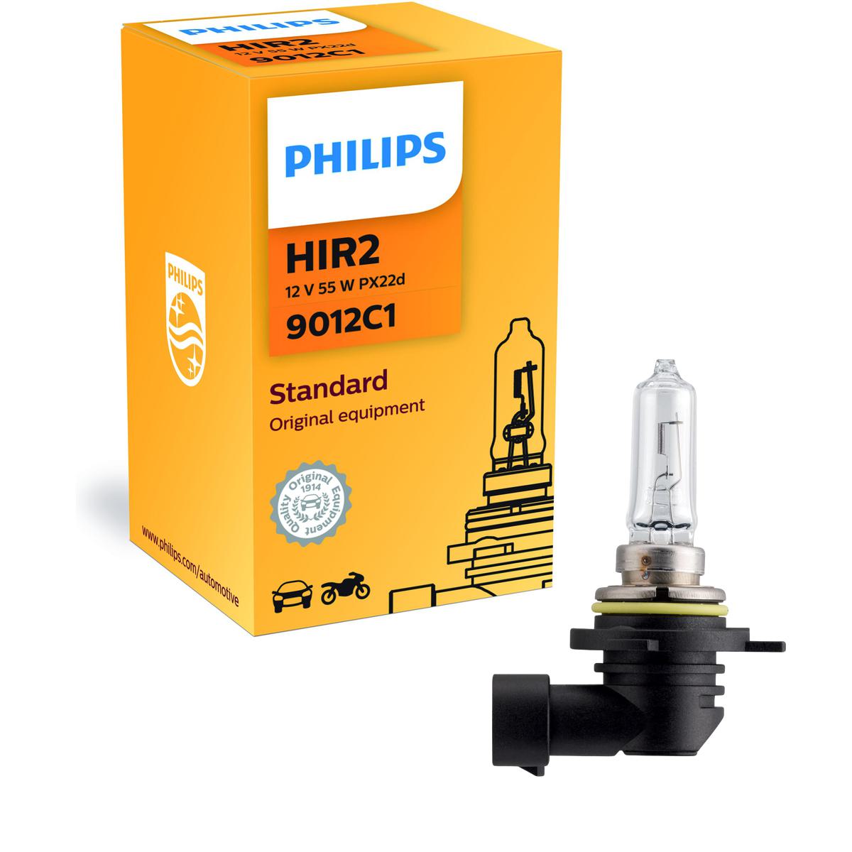 Lâmpada do Farol HIR2 12V - Philips - 9012C1 - (1)