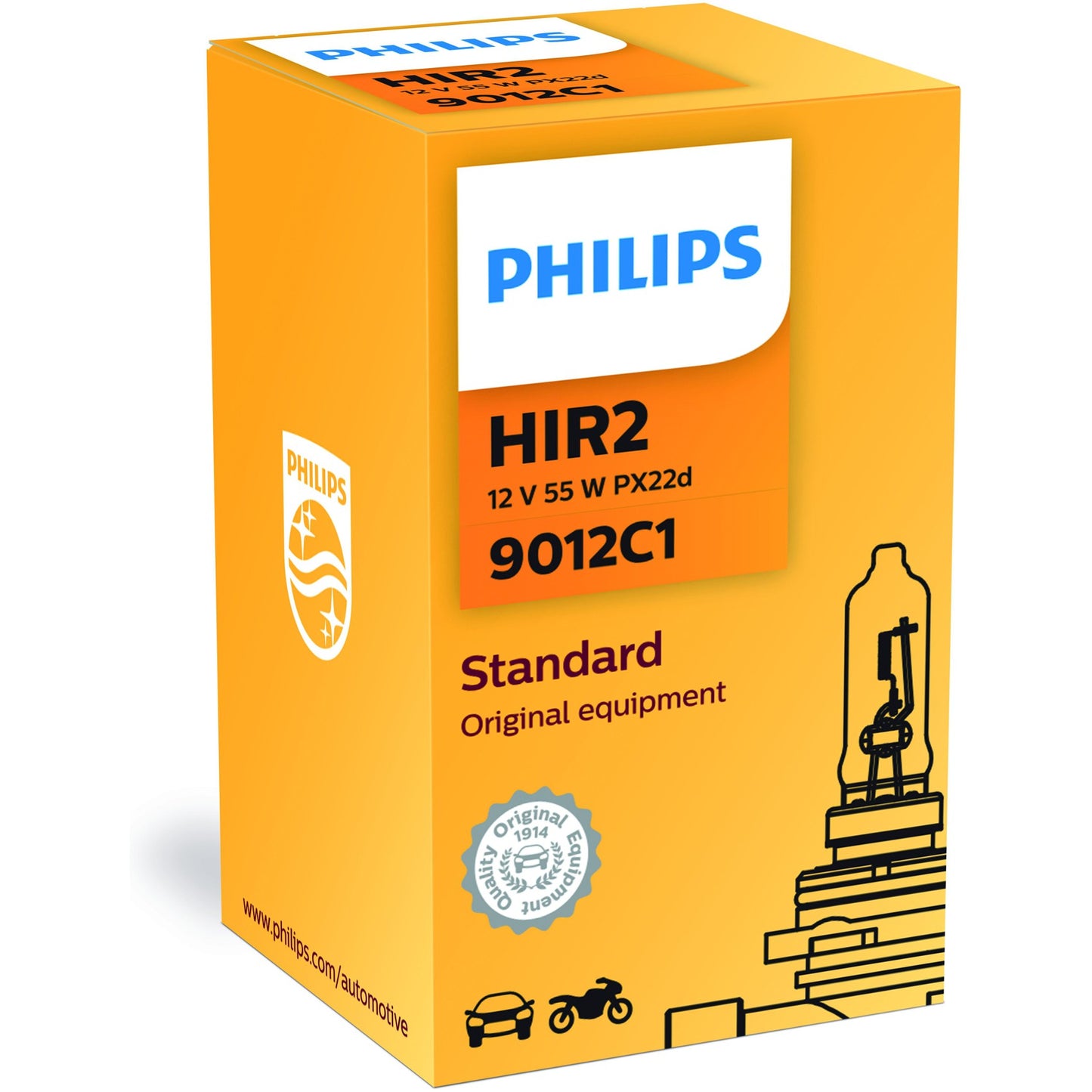 Lâmpada do Farol HIR2 12V - Philips - 9012C1 - (4)
