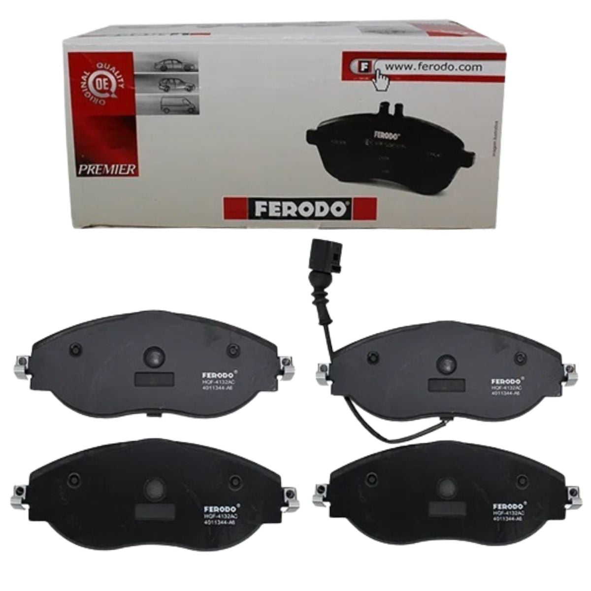 Pastilha de Freio Dianteira - Ferodo - HQF-4132AC - (1)