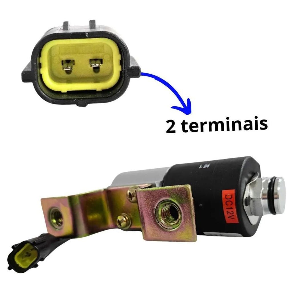 Válvula Solenoide 12V Freio Motor Reduzida - DNI - 7054 - (7)