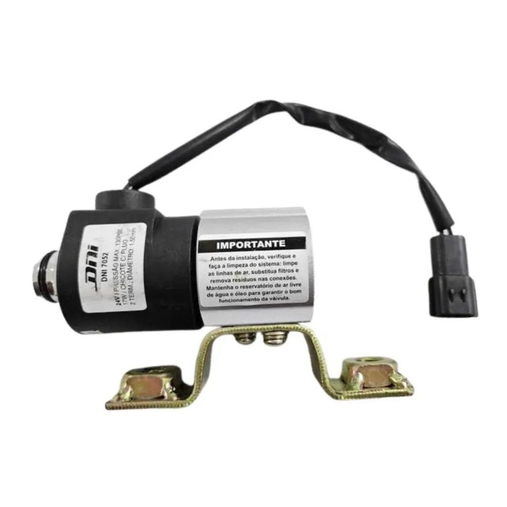 Válvula Solenoide 24v Freio Motor Reduzida para Caminhões - DNI - 7052 - (3)