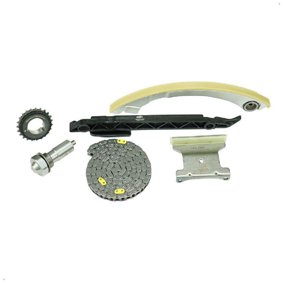 Kit Corrente e Acessórios 1 Corrente, 1 Engrenagem, 3 Guias, 1 Tensor - Magneti Marelli - KDC01072MM - (1)