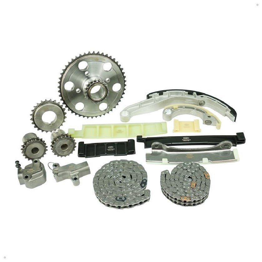Kit Corrente e Acessórios 2 Correntes, 4 Engrenagens, 7 Guias, 2 Tensores para Nissan Frontier - Magneti Marelli - KDC01035MM - (1)