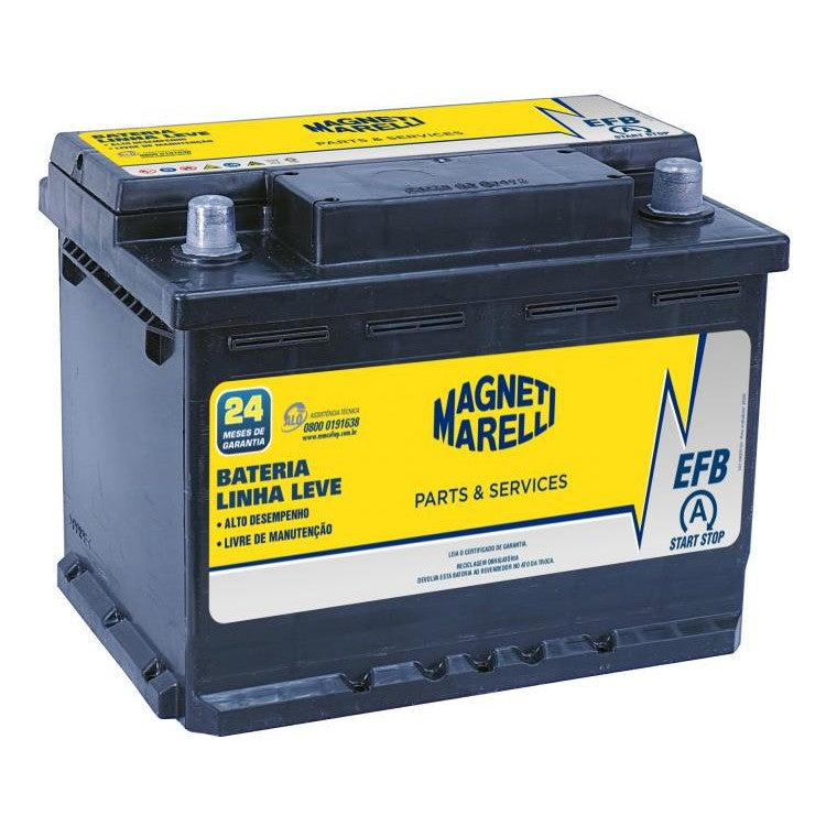 Bateria Start Stop 60Ah 560A - Magneti Marelli - MMEFB60HD - (1)