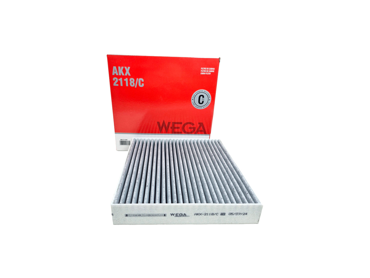 Filtro de Cabine com Carvão - Wega - AKX-2118/C - (1)