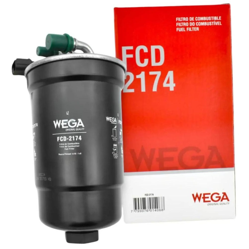 Filtro Blindado de Combustível com Dreno para Ford Ranger - Wega - FCD-2174 - (1)