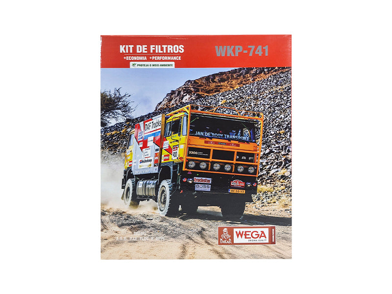 Kit Troca Filtro Óleo 1 Comb Volvo FH FH12 FM FM12 FMX D11C D13A D13C 11L 13L 07/16 - Wega - WKP-741 - (5)