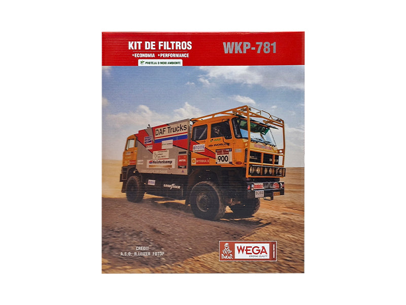 Kit  Filtro de Ar, Combustível, Óleo e Cabine - Wega - WKP-781 - (1)