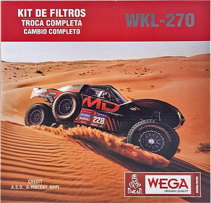 Kit de Filtros Captur Duster/ Oroch 1.3 Turbo - Wega - Wkl-270 - (2)
