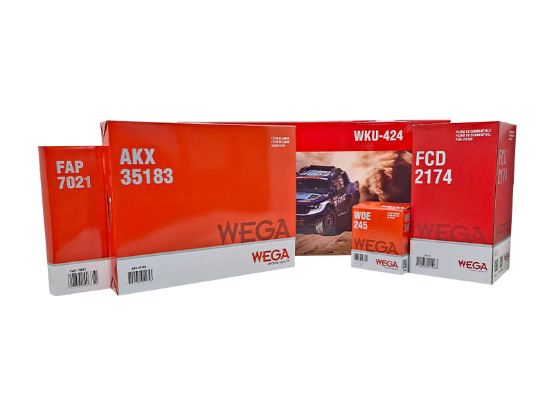 Kit  Filtro de Ar, Combustível, Óleo e Cabine - Wega - WKU-424 - (3)