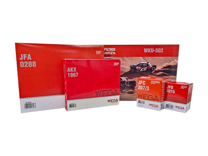 Kit  Filtro de Ar, Combustível, Óleo e Cabine - Wega - WKU-502 - (3)