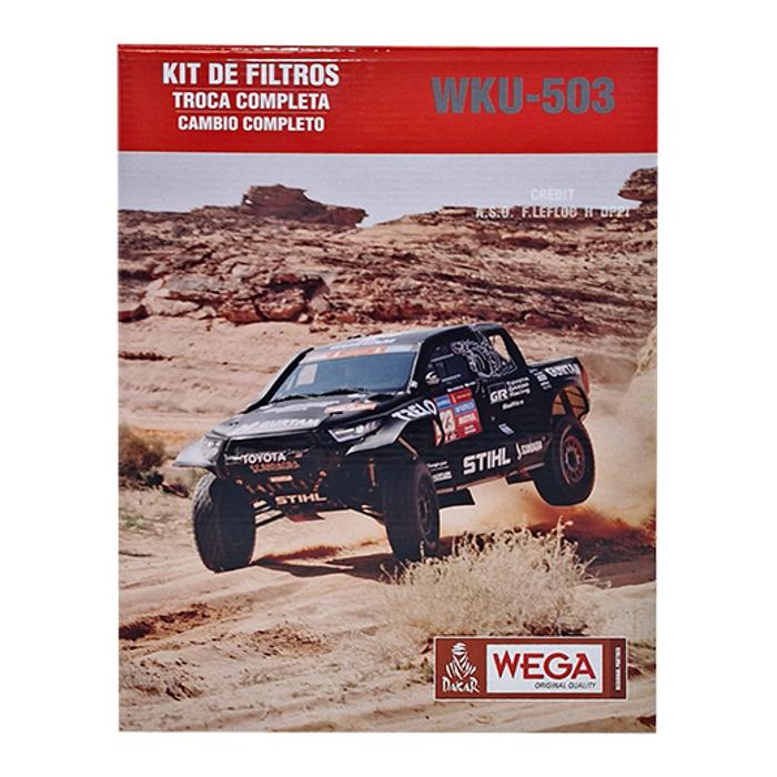 Kit Troca Completa Filtro de Ar, Combustível, Óleo e Cabine para Toyota Hilux - Wega - WKU-503 - (2)