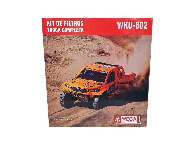 Kit  Filtro de Ar, Combustível, Óleo e Cabine - Wega - WKU-602 - (1)