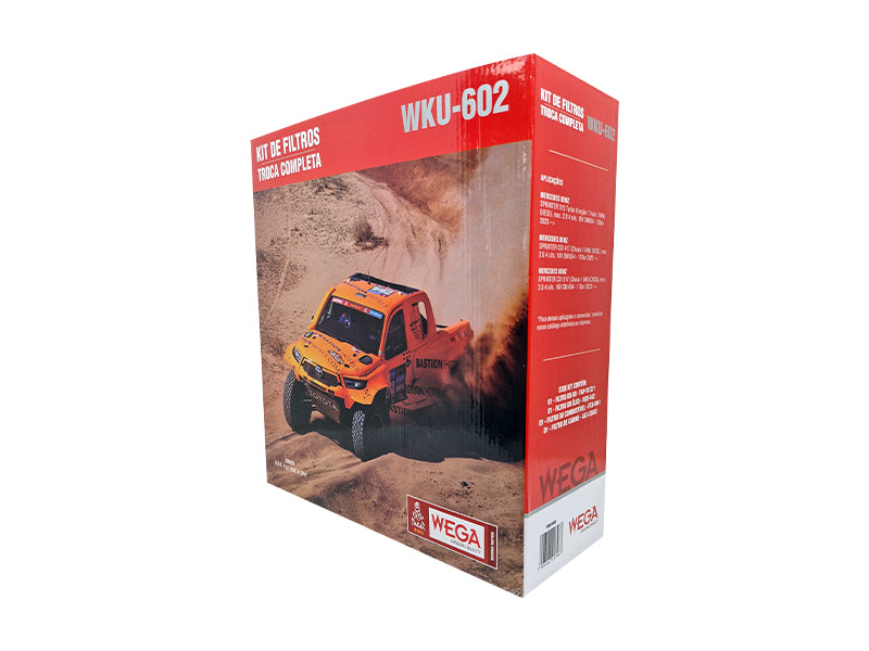 Kit  Filtro de Ar, Combustível, Óleo e Cabine - Wega - WKU-602 - (2)