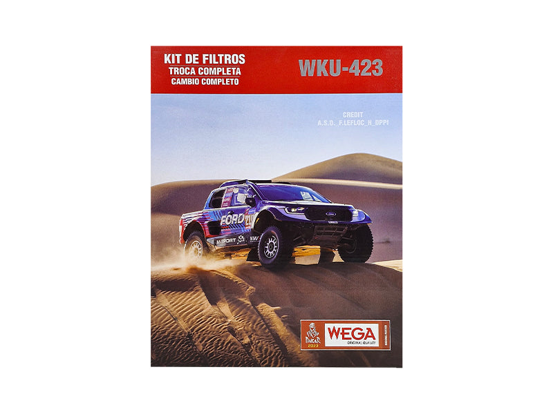 Kit  Filtro de Ar, Combustível, Óleo e Cabine - Wega - WKU-423 - (1)