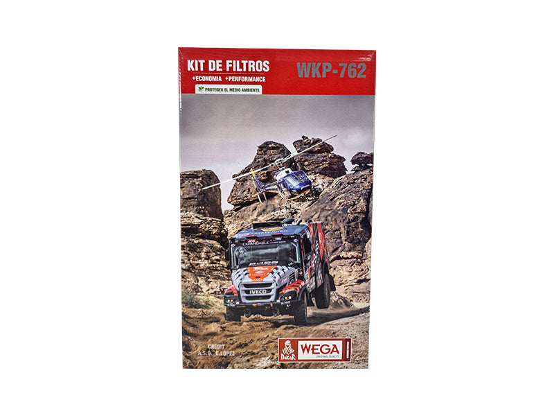 Kit  Filtro de Óleo, 2x Combustivel Refil  - Wega - WKP-762 - (1)
