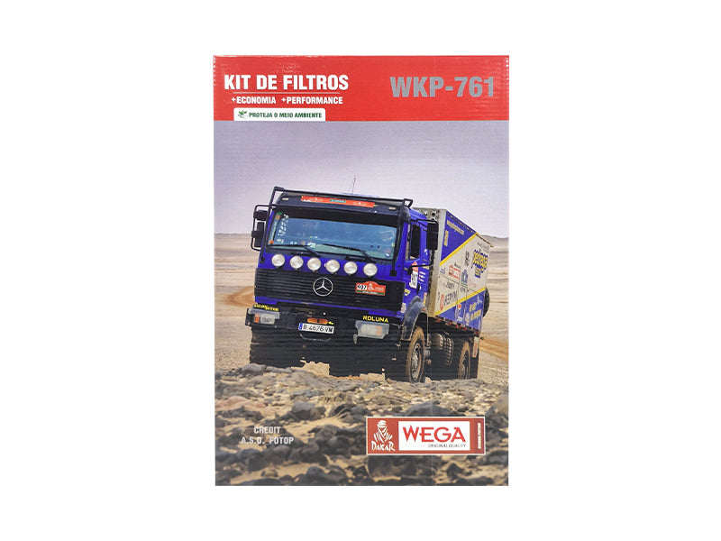 Kit  Filtro de Óleo, 2x Combustivel Refil e sem Copo - Wega - WKP-761 - (1)