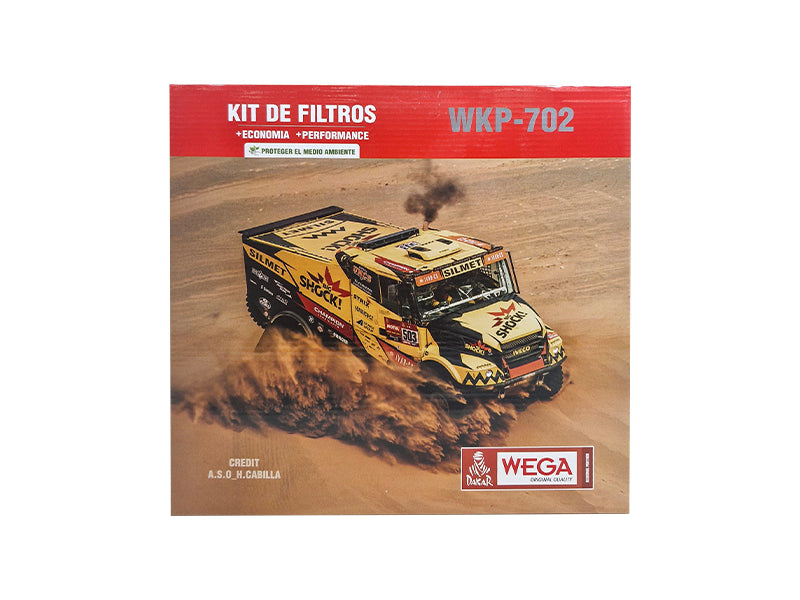 Kit  Filtro de Óleo, 2x Combustivel Refil e sem Copo - Wega - WKP-702 - (1)