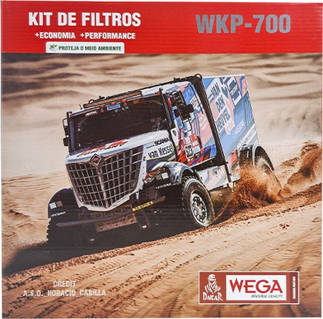Kit  Filtro de Óleo, 2x Combustível e Separador de Água - Wega - WKP-700 - (1)