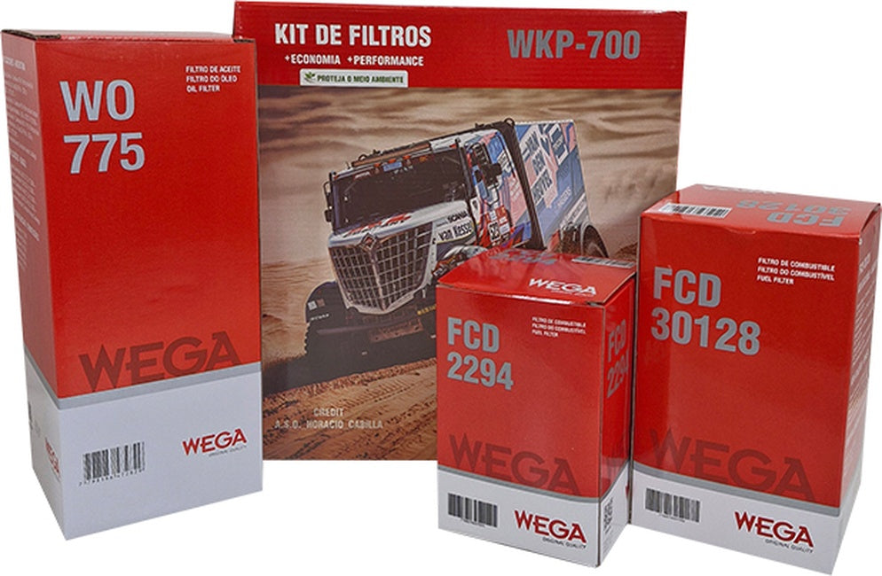 Kit  Filtro de Óleo, 2x Combustível e Separador de Água - Wega - WKP-700 - (3)