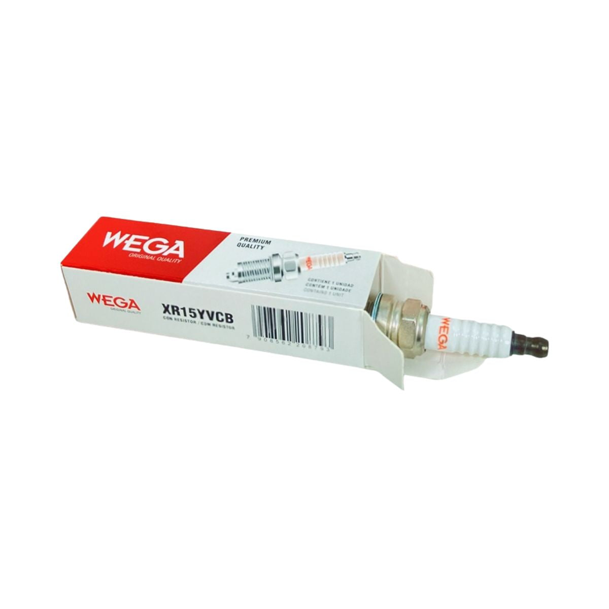 Jogo 4 Velas de Ignição - Wega - XR15YVCB - (2)