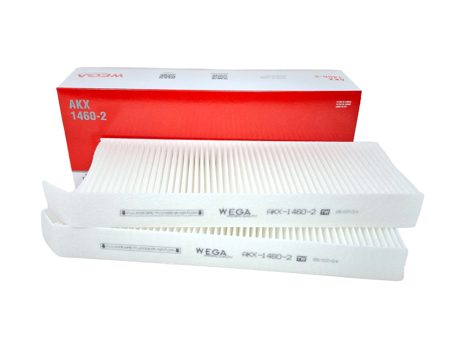 Filtro de Cabine sem Carvão - Wega - AKX-1460-2 - (1)