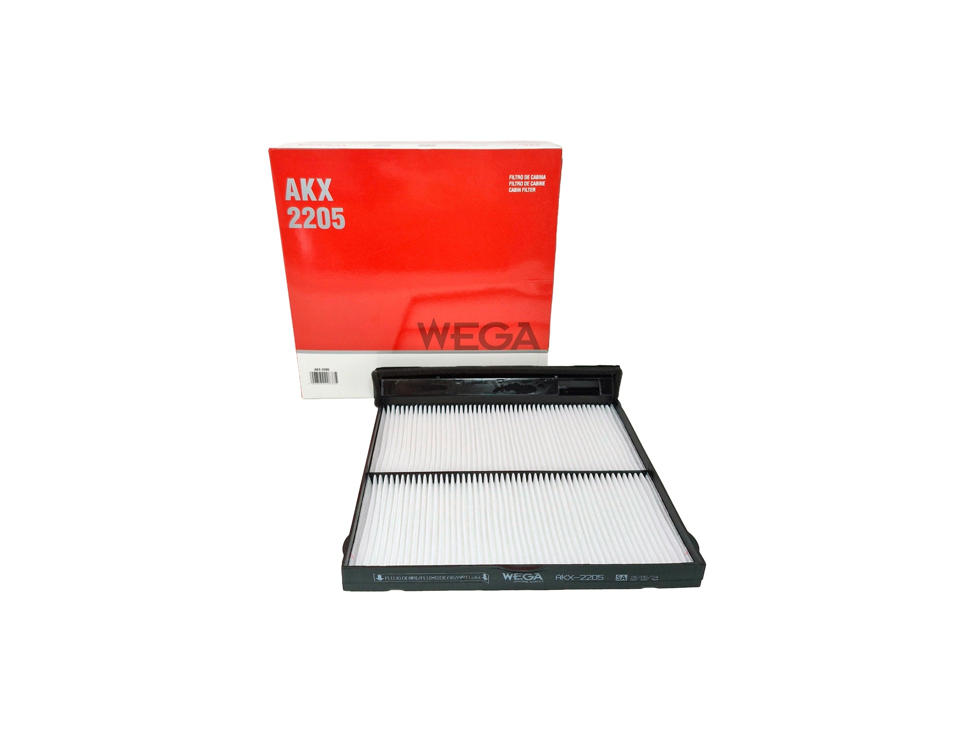 Filtro de Cabine sem Carvão - Wega - AKX-2205 - (1)