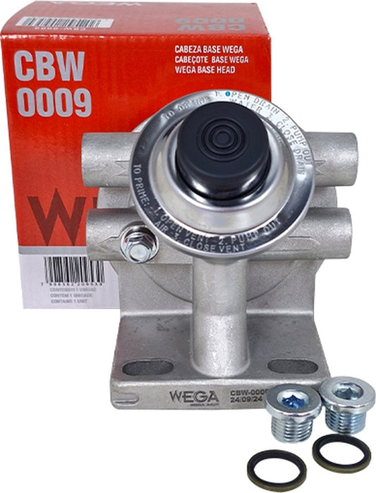 Cabeçote Filtro do Combustível 1"-12 Unf - Wega - CBW-0009 - (1)