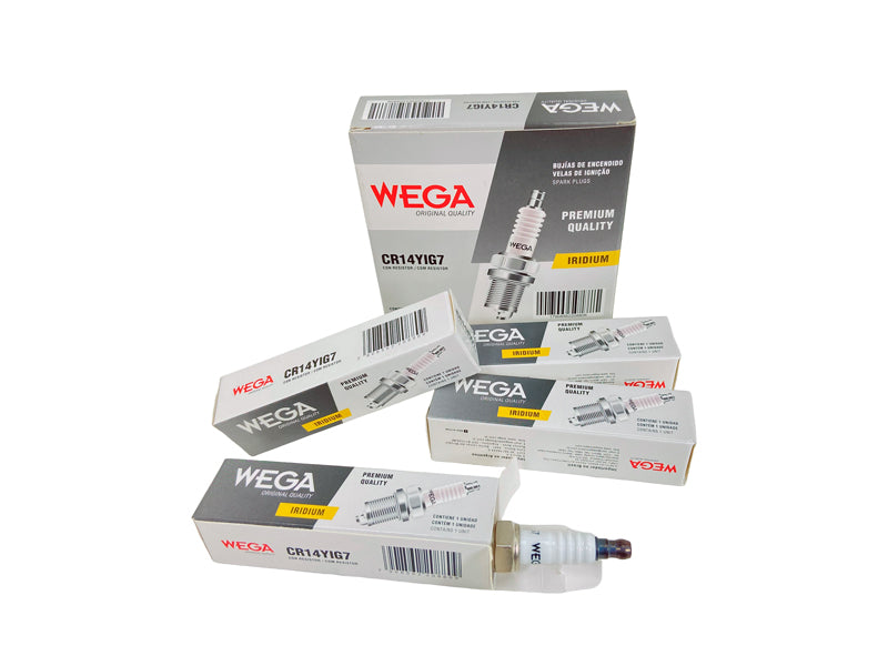 Vela de Ignição Iridium Rosca M12x1,25 - Wega - CR14YIG7 - (1)