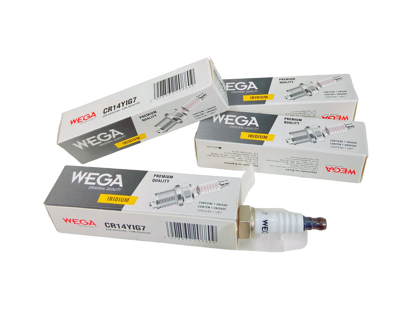 Vela de Ignição Iridium Rosca M12x1,25 - Wega - CR14YIG7 - (2)