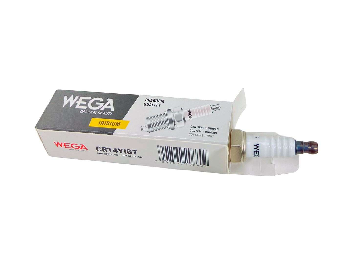 Vela de Ignição Iridium Rosca M12x1,25 - Wega - CR14YIG7 - (3)