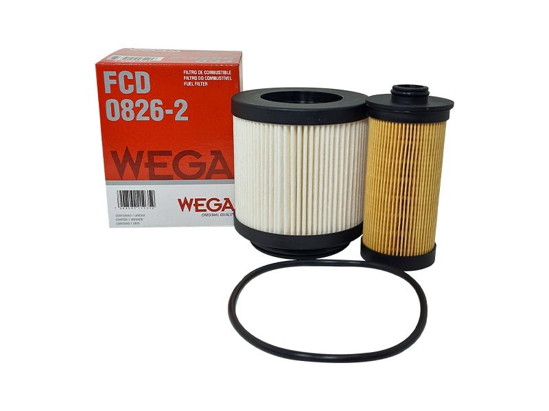 Filtro de Combustível Diesel Refil - Wega - FCD-0826-2 - (1)