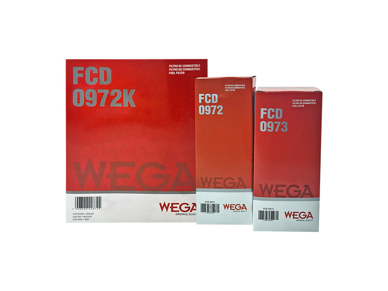 Filtro de Combustível Separador de Água Diesel Refil - Wega - FCD-0972K - (1)