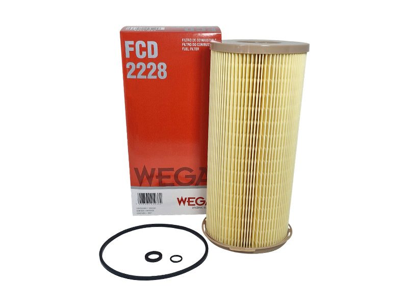 Filtro de Combustível Separador de Água Diesel Refil - Wega - FCD-2228 - (1)