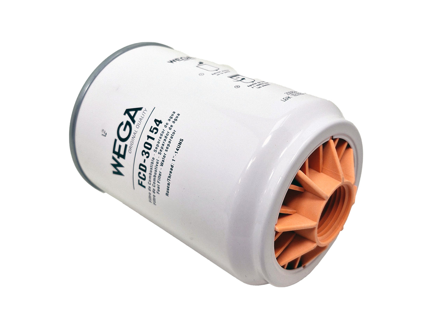 Filtro de Combustível Diesel Separador de Água sem Copo - Wega - FCD-30154 - (2)
