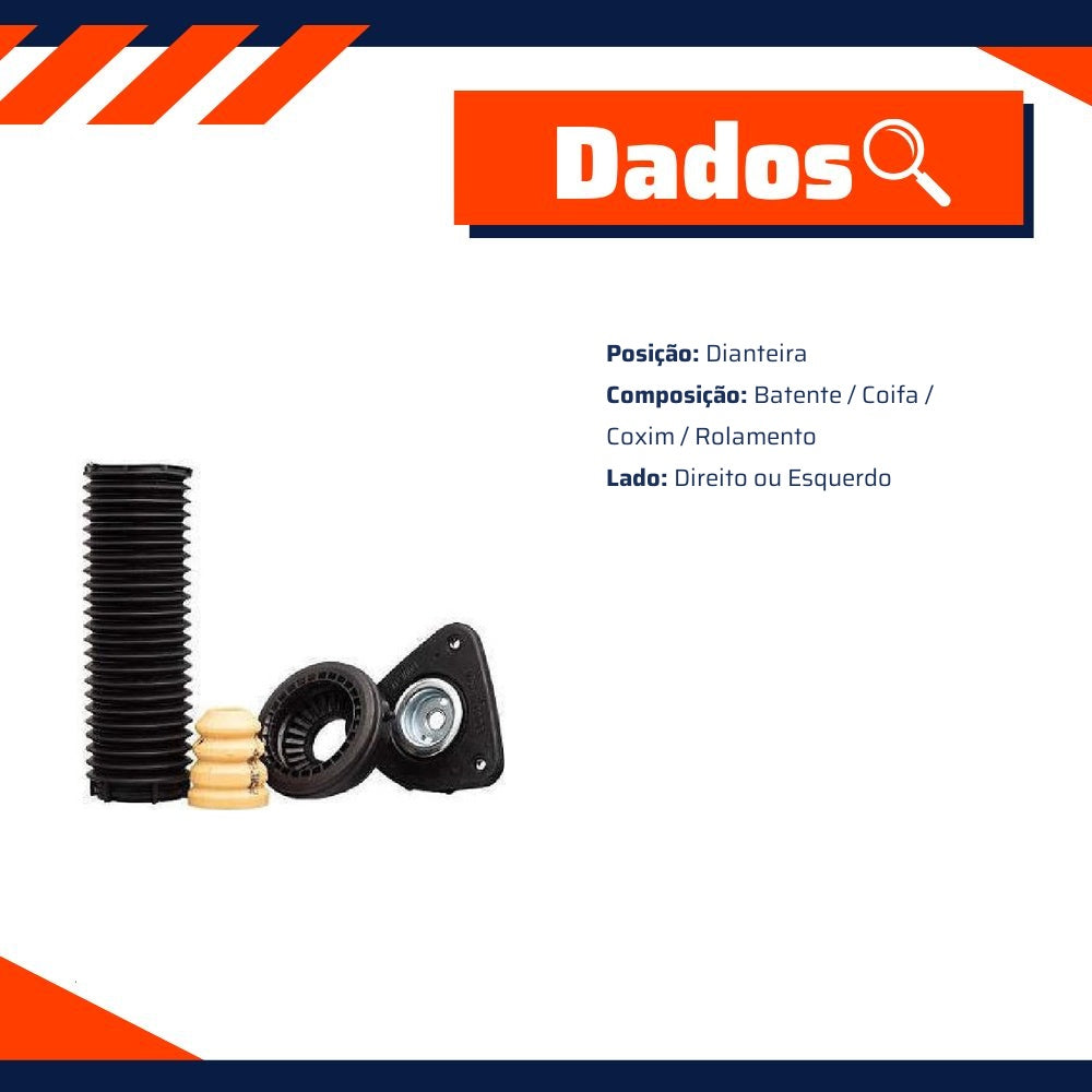 Kit de Reparo do Amortecedor Dianteiro para Ford Focus e Focus Sedan - Cobra Automotiva - FO231C C - (2)