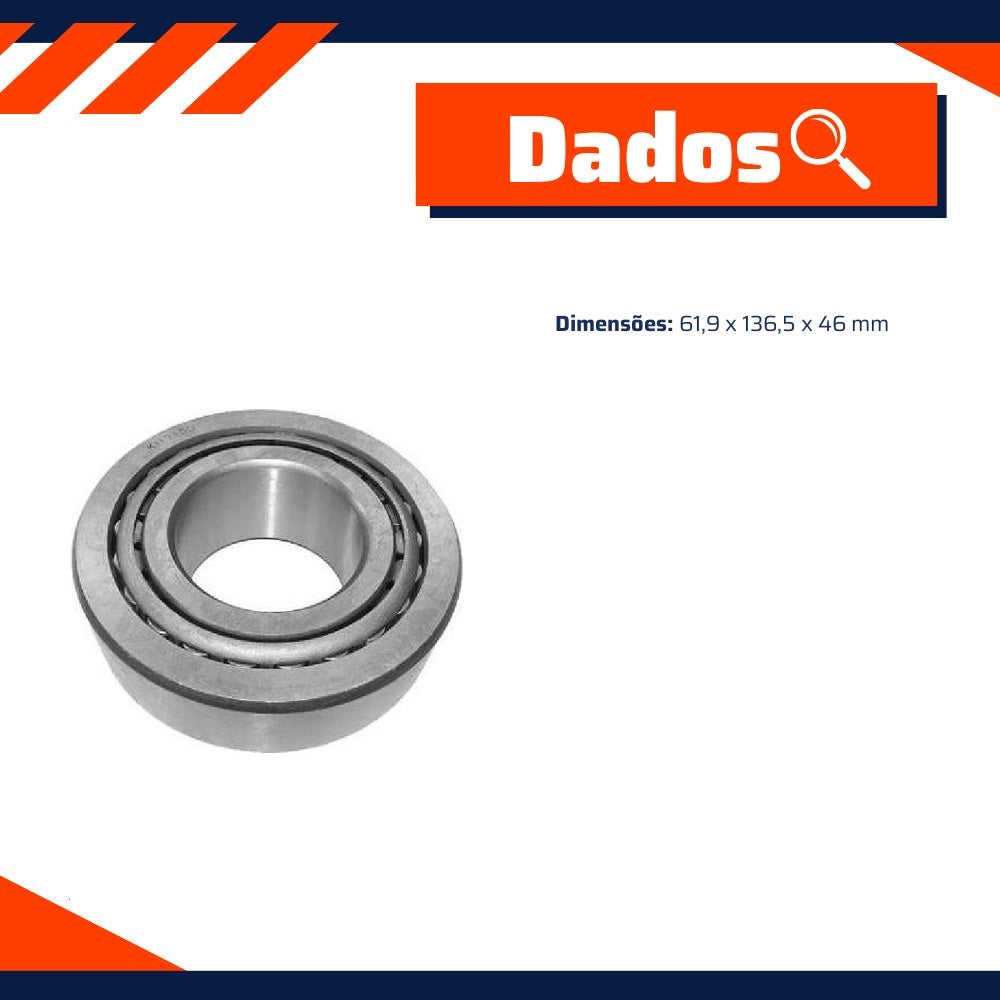 Rolamento da Caixa do Diferencial - Cobra Automotiva - H715334/H715311 C - (2)